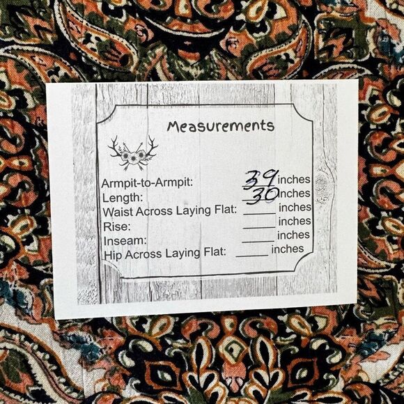 Angie Bohemian Open Front Wrap Floral Paisley Beach Drape Arm Holes Sz S #2410 - Picture 8 of 11